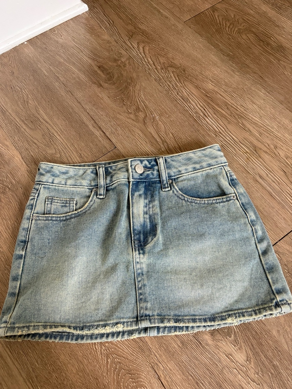 Princess Polly denim mini skirt